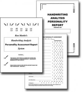 Ron Martin\'s Handwriting Analysis Report Package