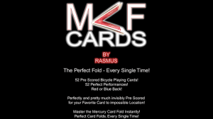 Rasmus - MCF Cards (Gimmick Not Included)