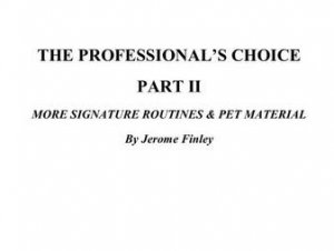 Jerome Finley - The Professionals Choice II