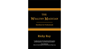 The Wealthy Magician Manifesto for Professionals by Richy Roy