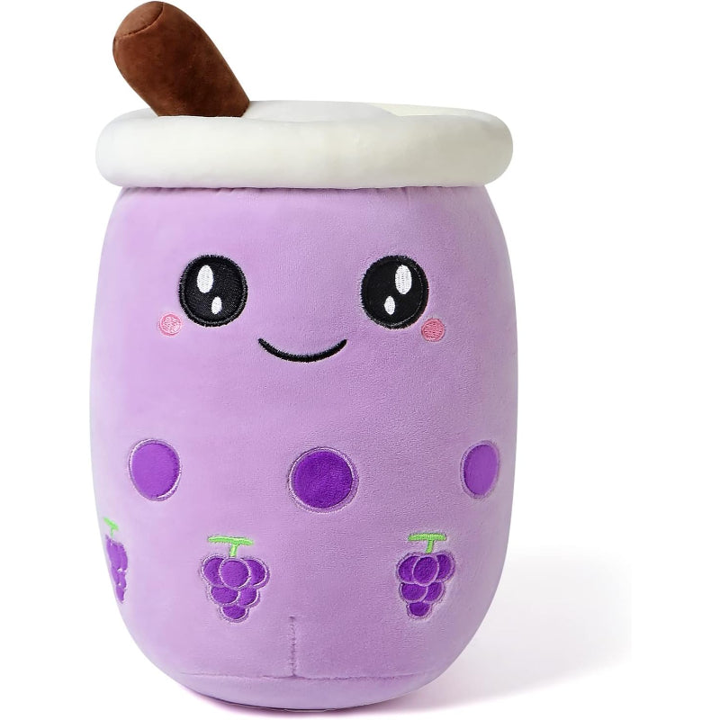 Grape Milk Tea Cup Plush Pillow Grape Milk Tea Cup Plush Pillow