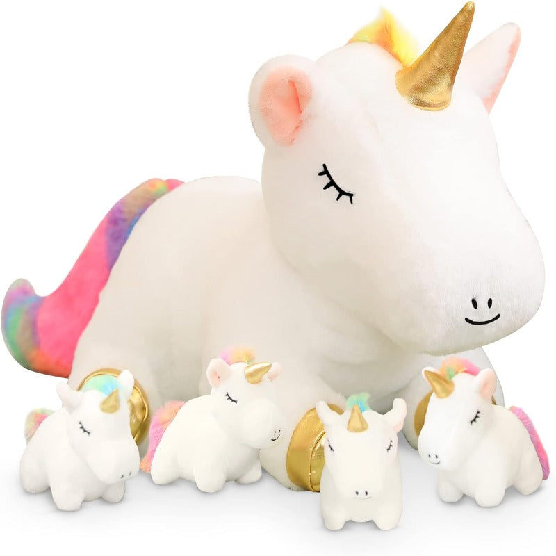 Unicorn Plush Toy With Baby Plush Unicorns Unicorn Plush Toy With Baby Plush Unicorns
